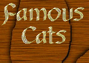 Famous Cats or Cats that belong ot famous people